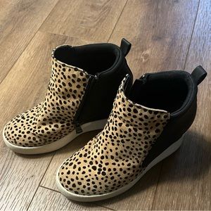 Wedge sneakers, size 6.5